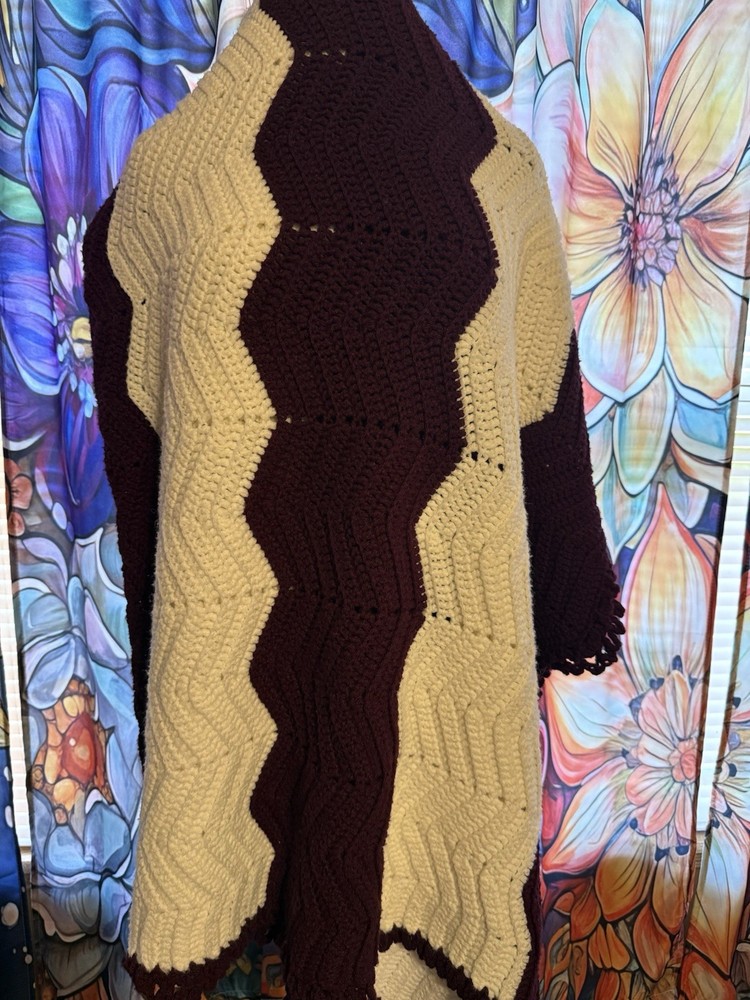 Chevron Pattern Homemade Afgan