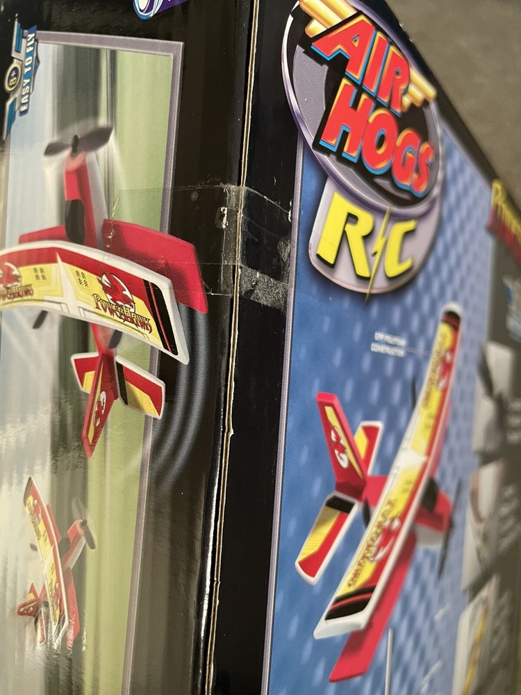 RARE Air hogs POWERHAWK Biplane 27mhz 2006 SpinMaster