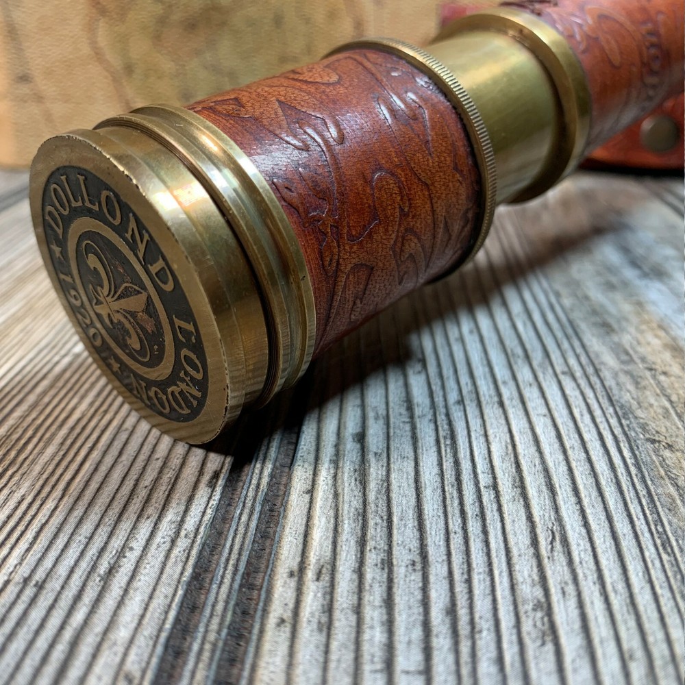Nautical Solid Brass Spyglass Telescope Gift