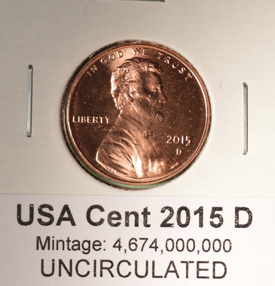 2015D - USA Cent - UNCIRCULATED