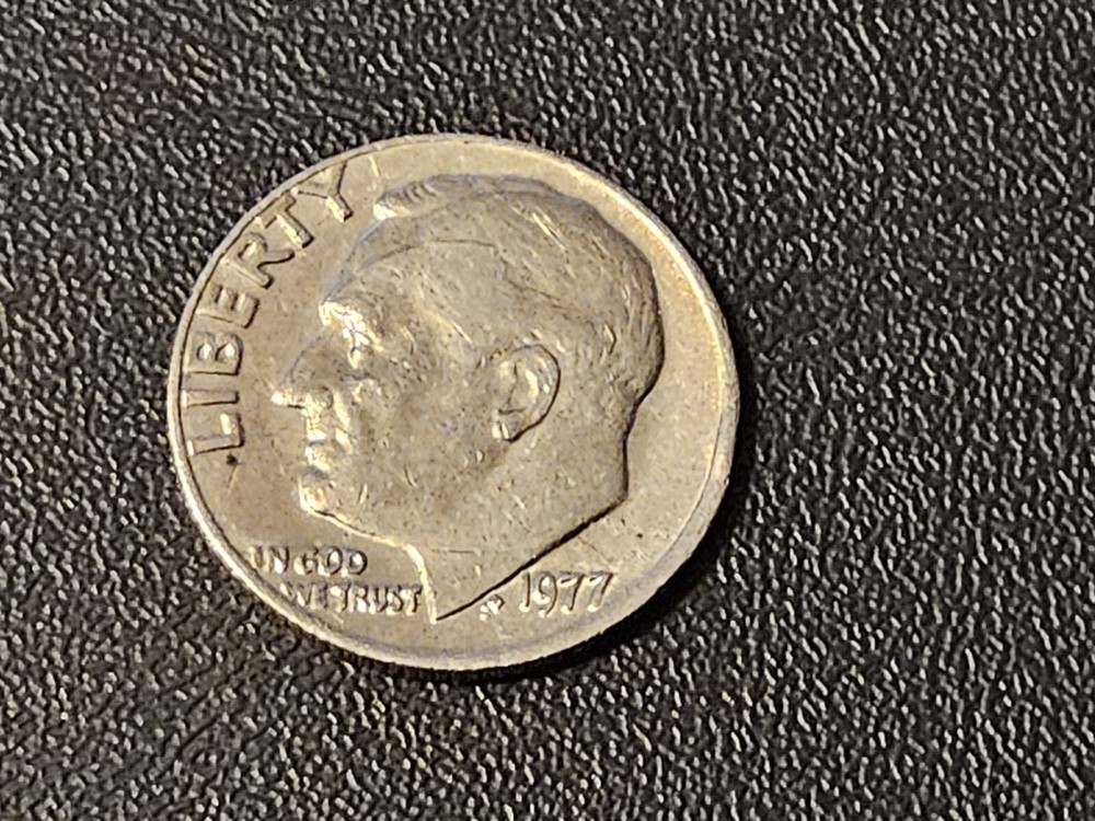 1977 Dime No Mint Mark