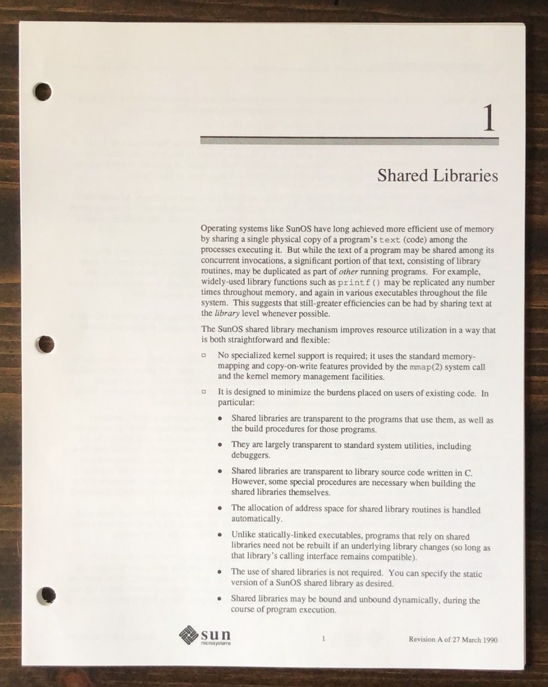 Sun Microsystems - Programming Utilities & Libraries Manual (1990)