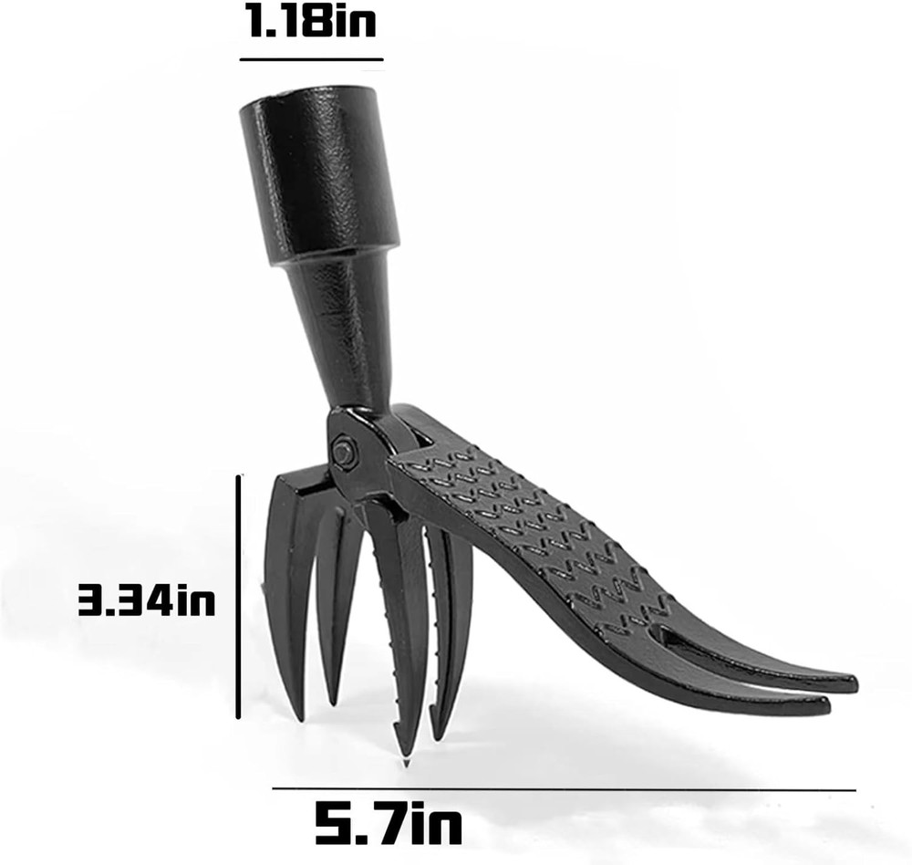 High Hardness Weed Pulling Tool - Manual Stand Up Weed Puller Tool Head Replacem