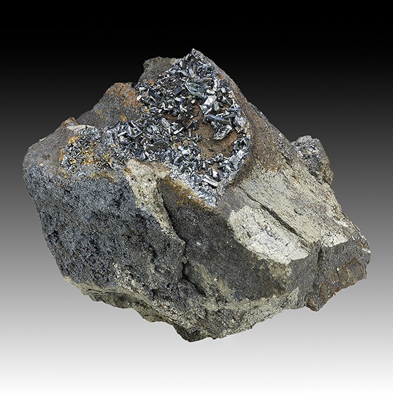 Chalcocite with Pyrite