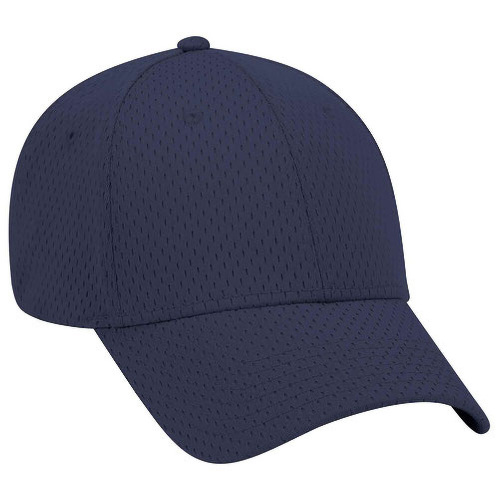 OTTO Cap 6 Panel Polyester Pro Mesh Low Profile Structured Curved Baseball Hat