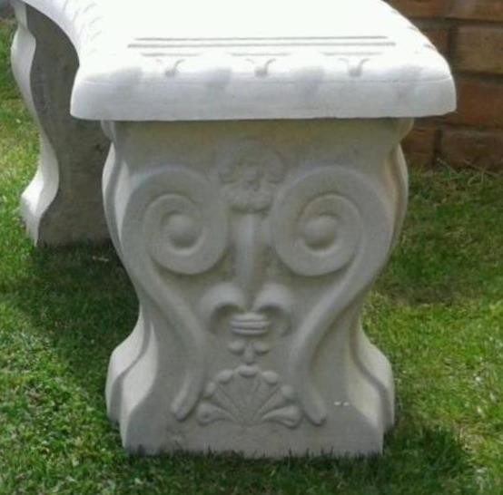 Concrete Bench Leg Mold Small Scroll bench leg ABS Plastic mold