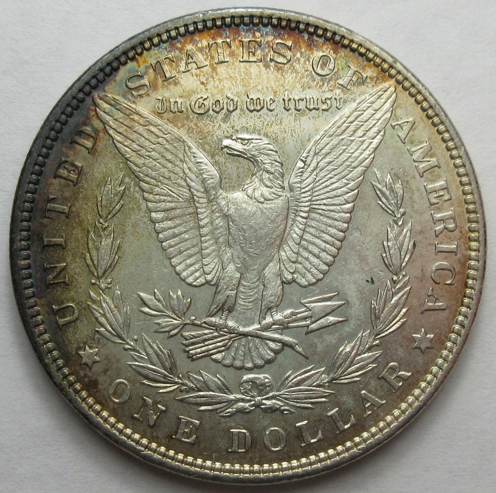 1896 Silver Morgan Dollar -AU- (#210c)