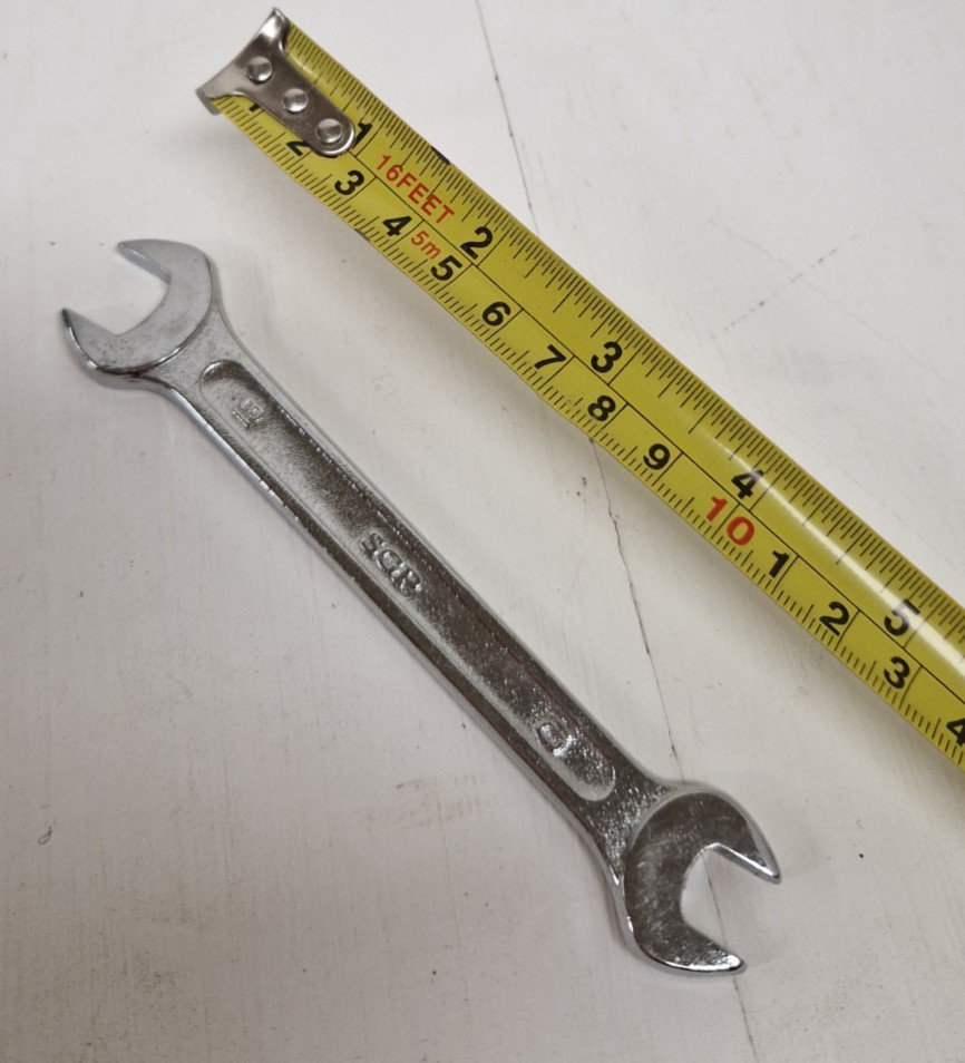 Professional Chrome 10 & 13mm open-end Spanner