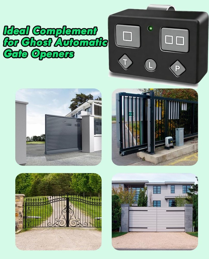 AXP1 AXS1 Gate Opener Remote Transmitter, 5-Button, 3-Button Remote Transmitt...