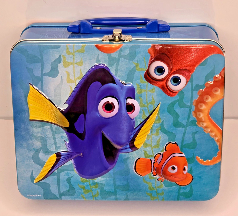 Disney Pixar Finding Dory & Nemo Metal Lunch Box EUC