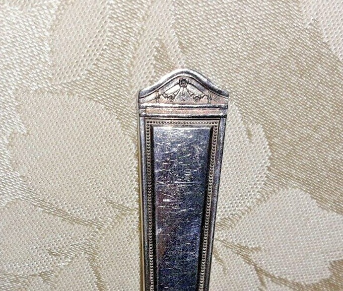 Vintage 1847 Rogers Bros ANNIVERSARY Pattern Silver Plated Serving Fork