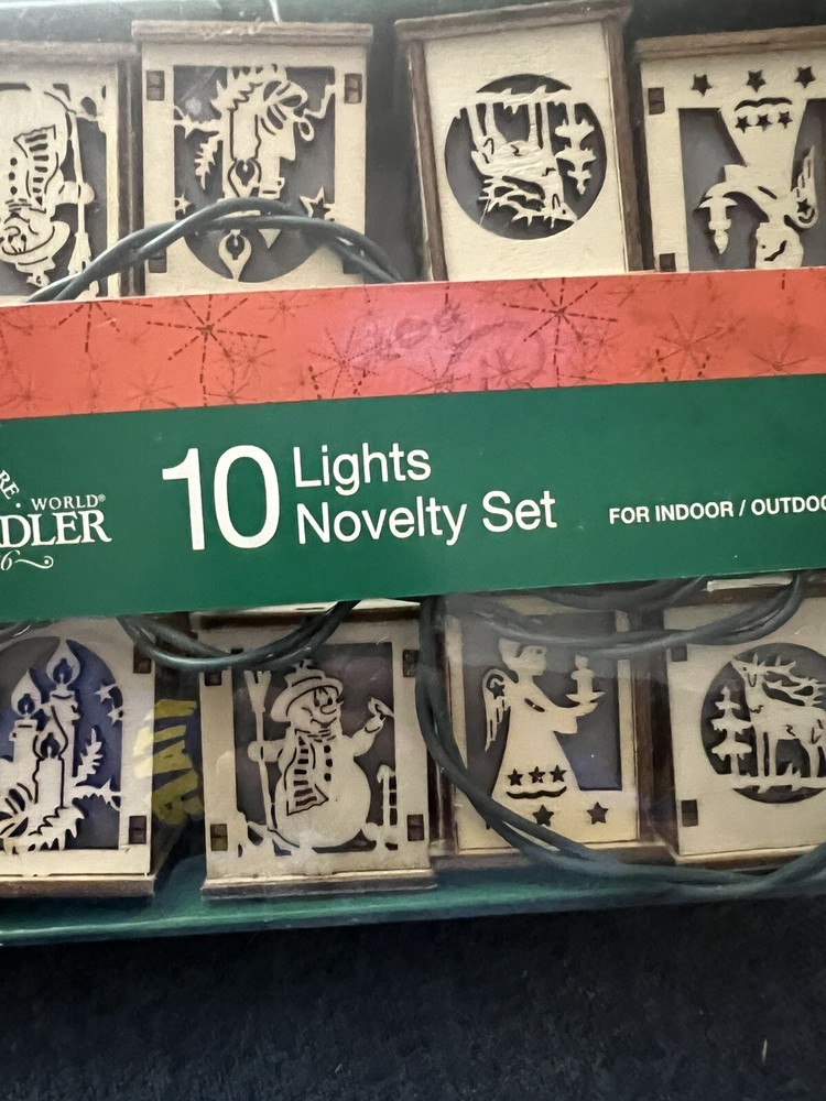 KURT ADLER 10 LIGHTS NOVELTY SET TESTED