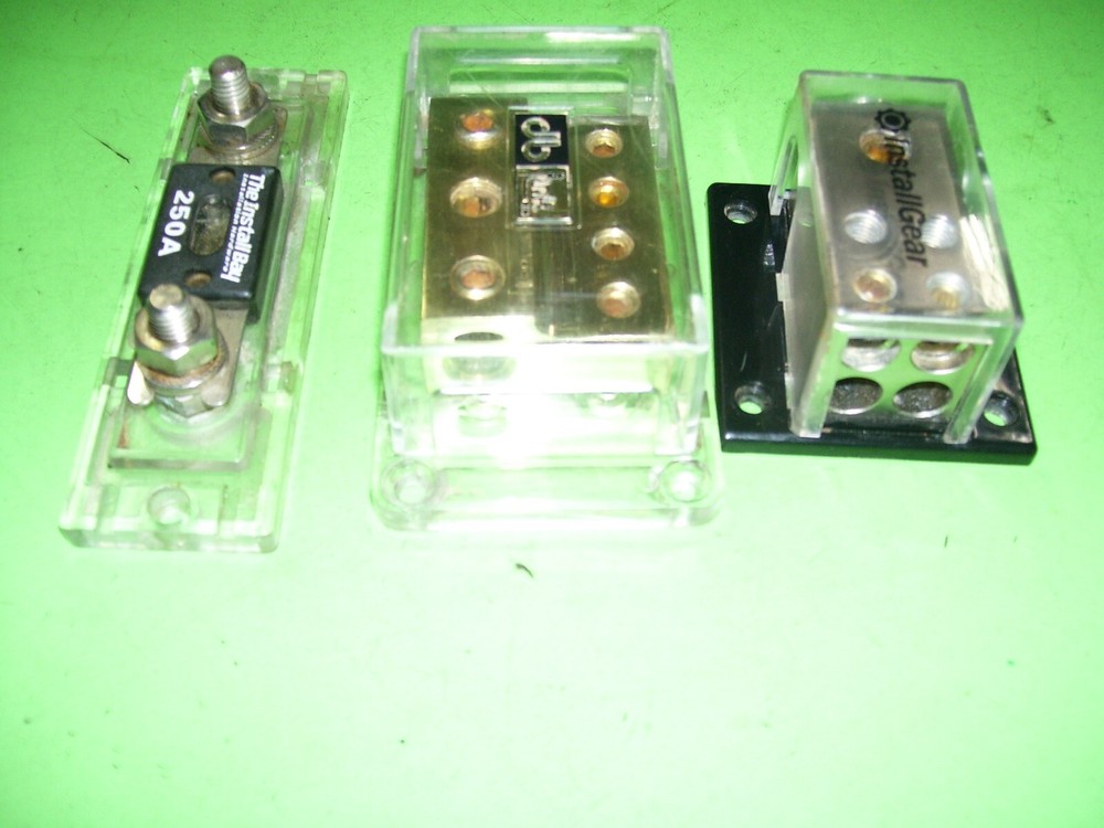AUDIO AMPLIFIER Junction Box Power Distribution Cable Block Connector ASSORTMENT