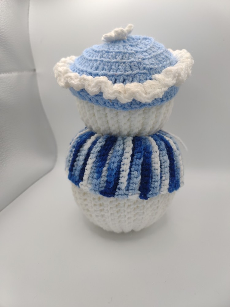 Hand Made Crochet Snowmen