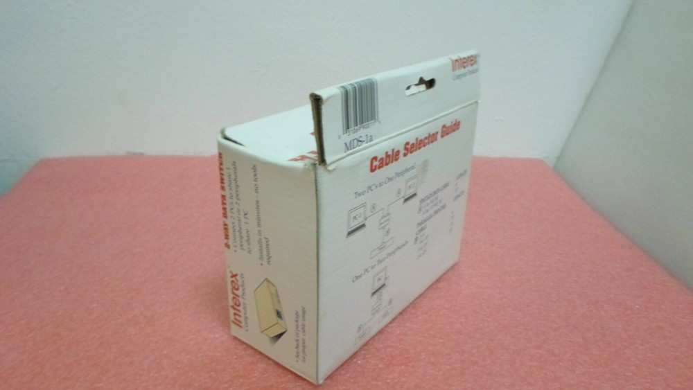 NOB INTEREX MDS-1A EXTERNAL 2 WAY DATA SWITCH