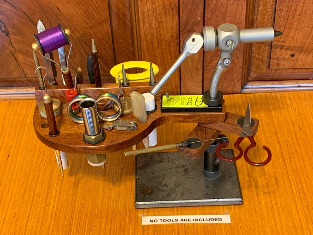 WADE'S FLY-TYING THREAD BOBBIN ORGANIZER TOOL CADDY & QUICK DRAW KIT COMBO