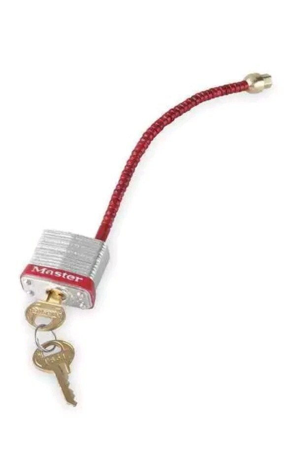 MASTER LOCK 7C5RED, Circuit Breaker Switch Padlock