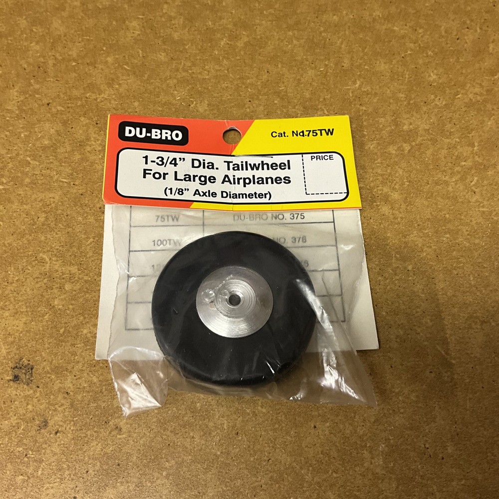 Du-Bro #175TW   1-3/4” Tail Wheel New