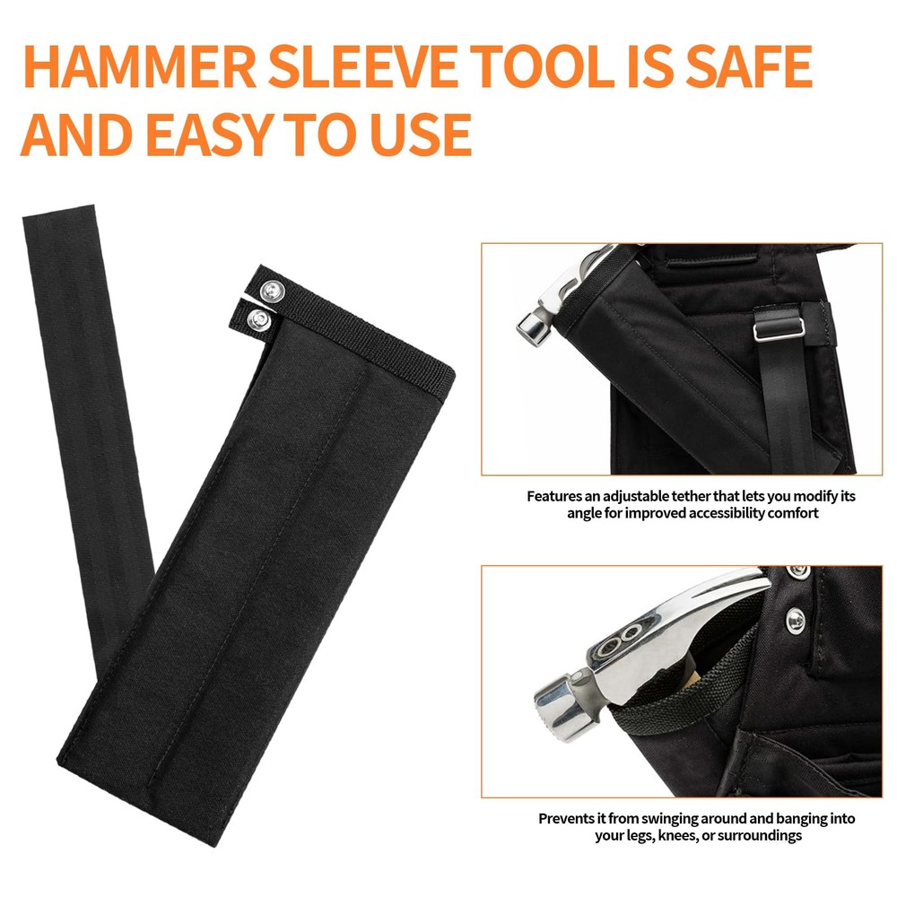 Padded Hammer Holster for Belt Replacement Diamondback BLACK