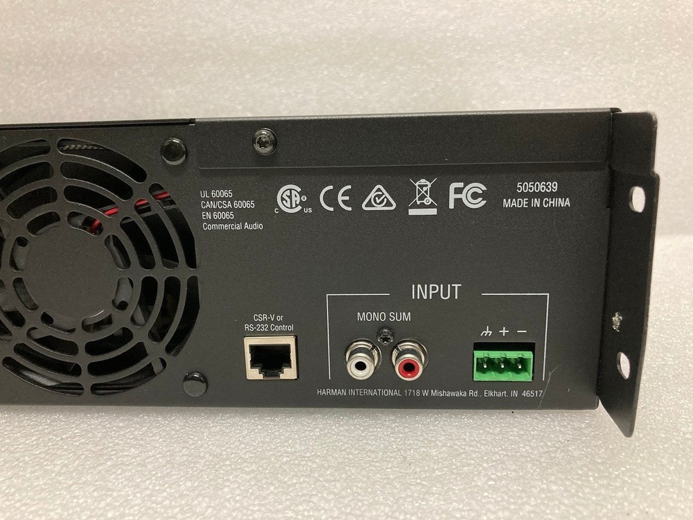 JBL CSA1300Z DRIVECORE Amplifier