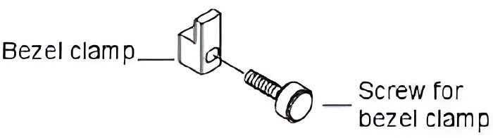 Dial Caliper Washer Bezel Clamp With Screw