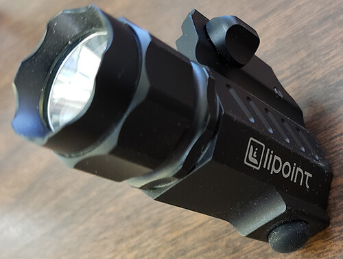 Lipoint Weaver/Picatinny Pistol Flashlight, NEW