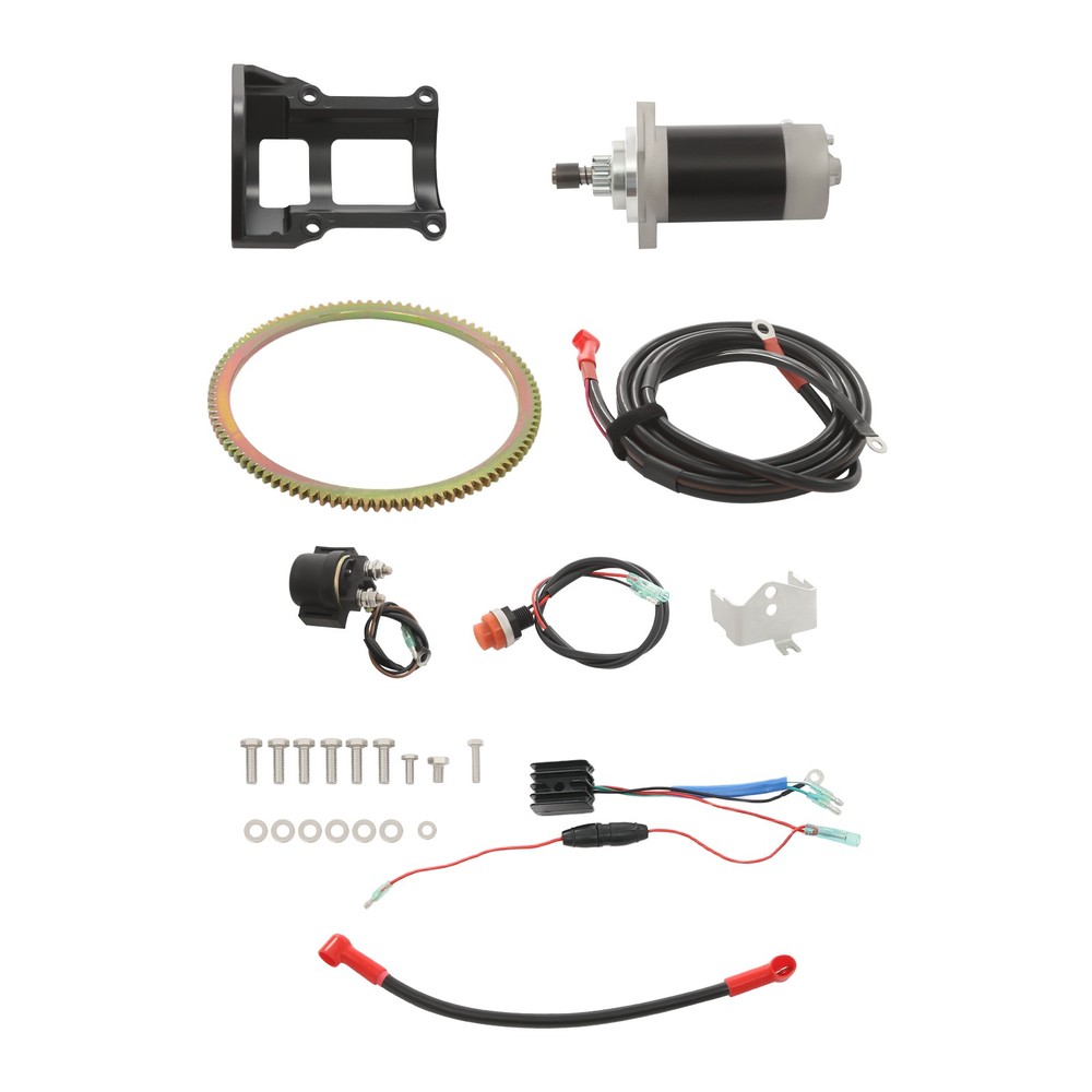 Electric Starter Conversion Kit for Suzuki 2-Stroke 40HP Outboard Engine
