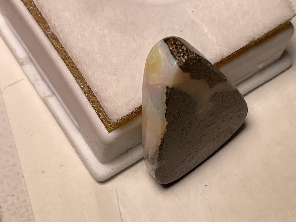 All Natural Solid Australian Boulder Opal, 21 carats, double sided