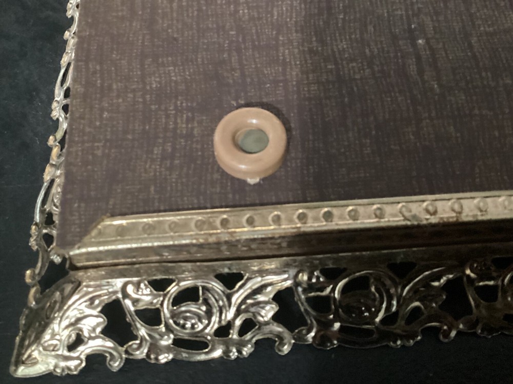 Vintage Old Style Mirrored Vanity Tray