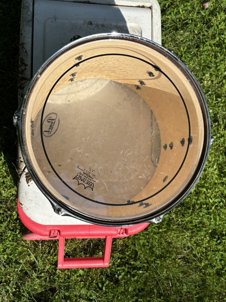 Pearl Export Transparent Ruby Red Fade 12 Rack Drum