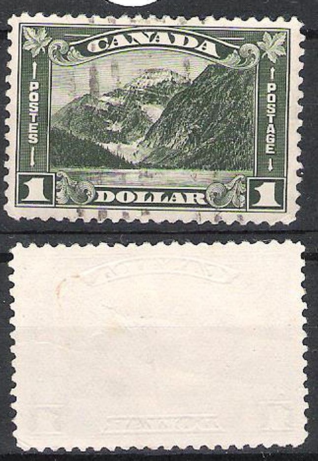CANADA 1930 $1 OLIVE GREEN (JF-F)