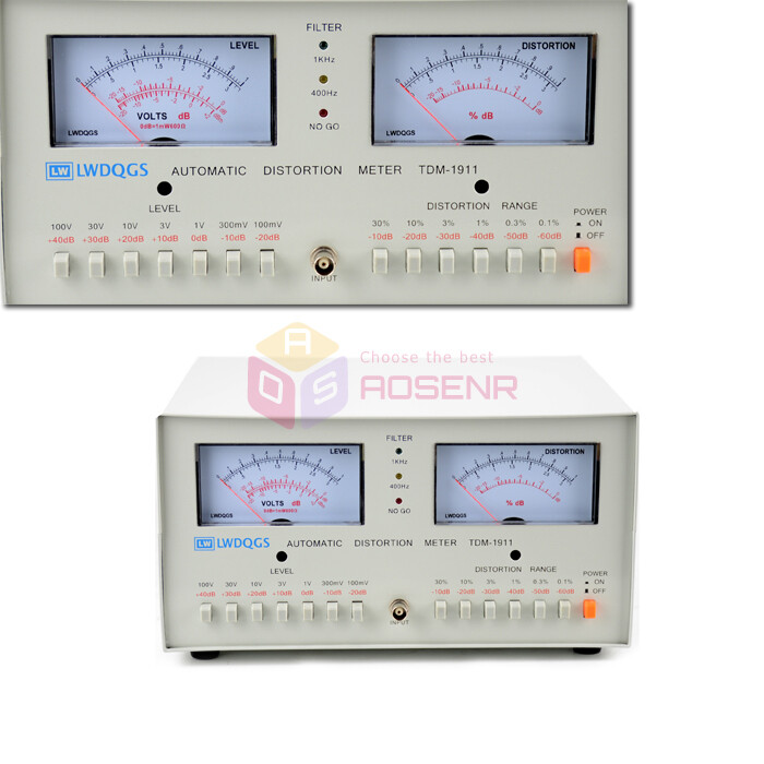 New TDM-1911 Automatic Audio Signal Distortion Analyzer Meter Voltmeter Tester