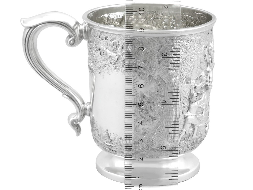 Antique Victorian Sterling Silver Mug