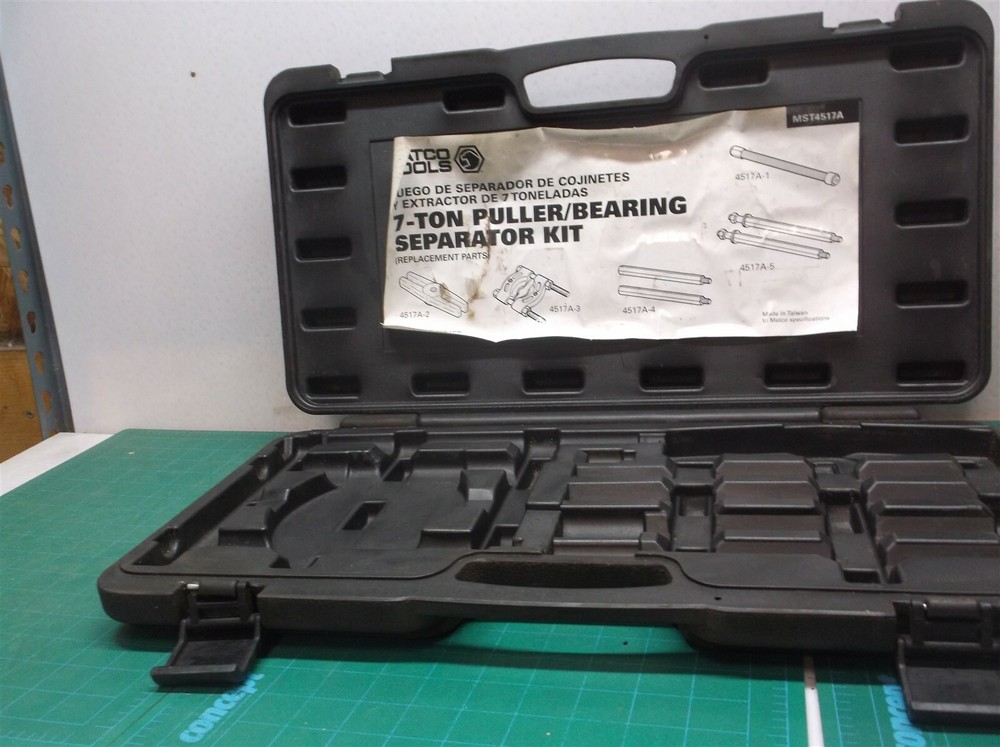 Case Only For A Matco Tools 7-Ton Puller/Bearing Separator With One Broken Latch