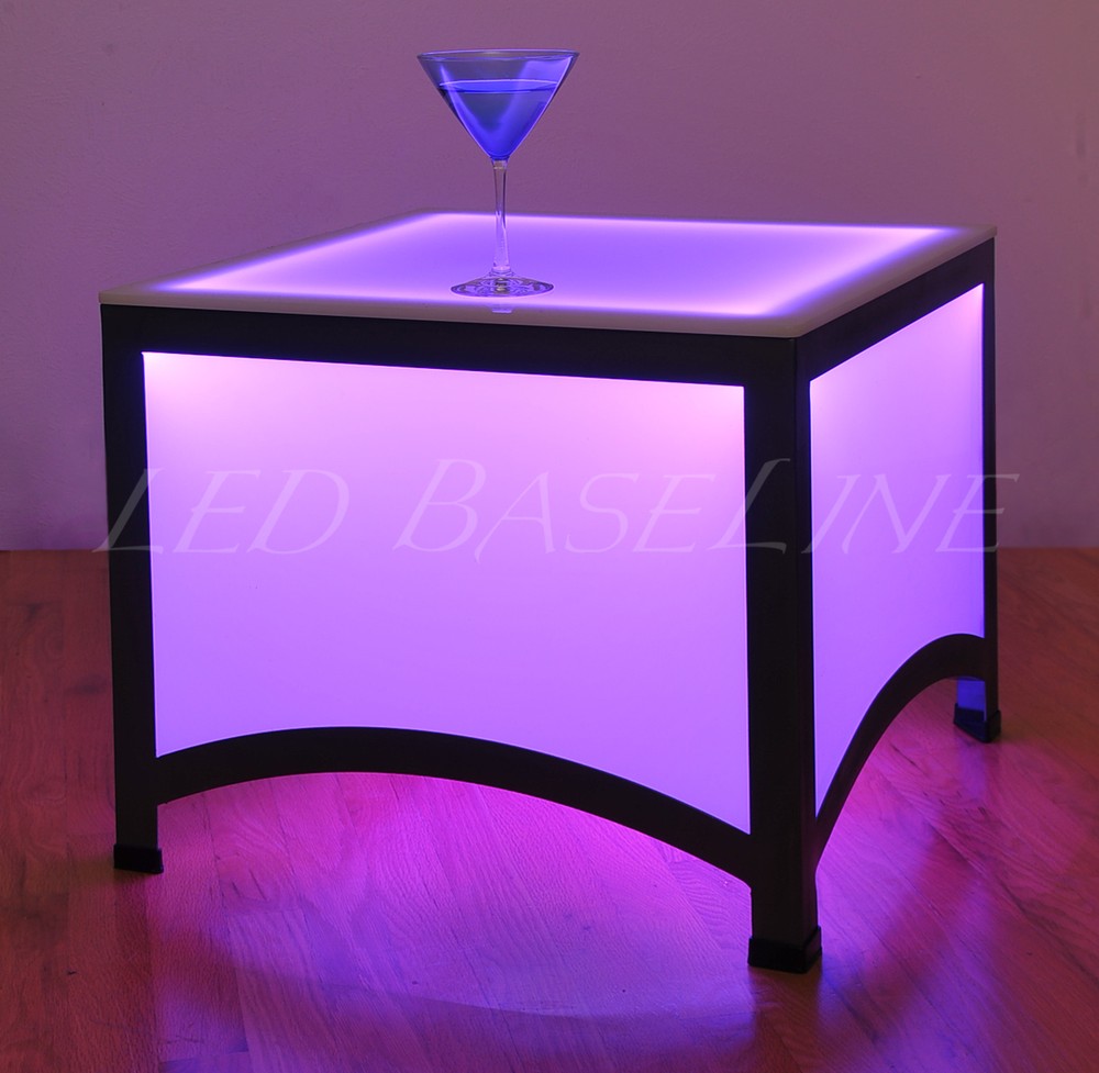 21" LED END TABLE BAR MODERN COLOR CHANGING