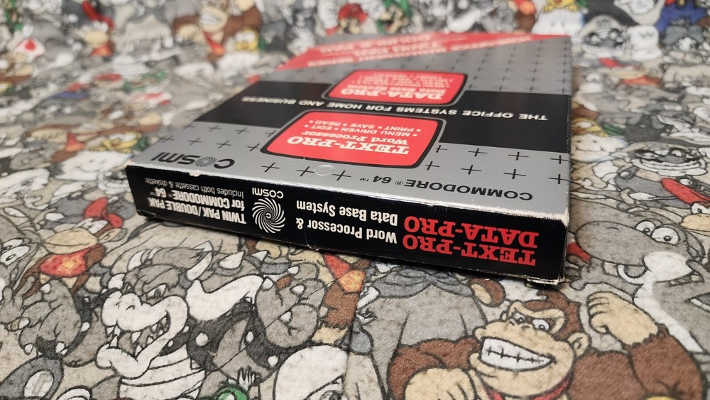 TEXT-PRO Word Processor & DATA-PRO DataBase System for Commodore 64/128 English