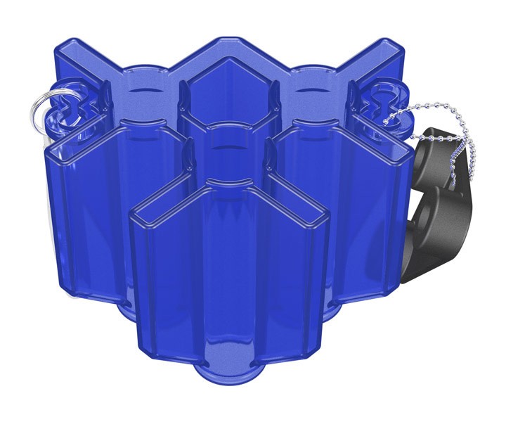 8 Flight 8Case Clear Blue Flight Case