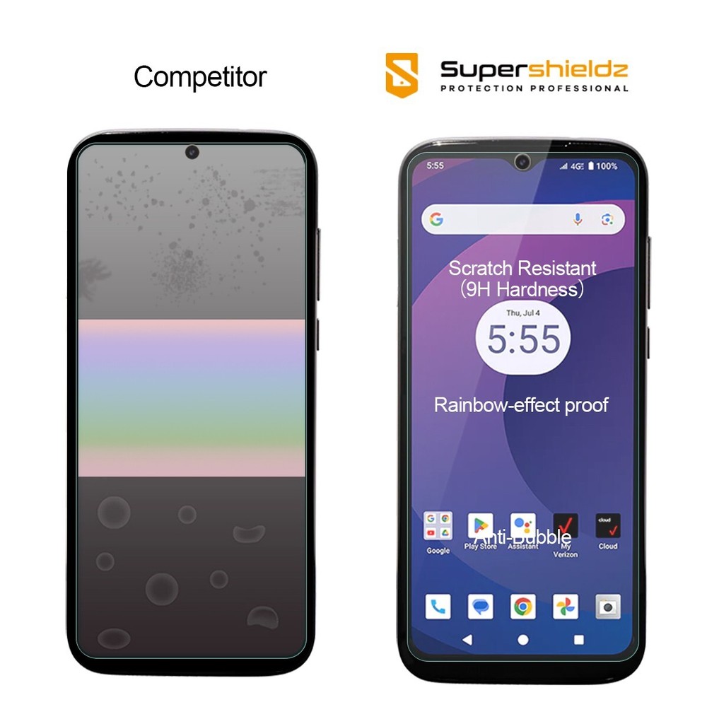[2-Pack] Supershieldz Tempered Glass Screen Protector for Orbic Joy 2