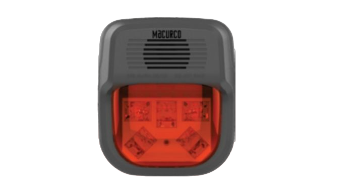 MACURCO HS-R - Horn Strobe Combo (Red)