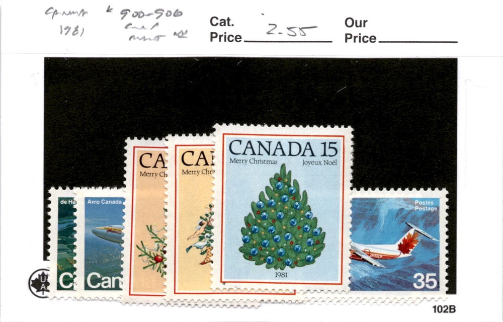 Canada, Postage Stamp, #900-906 Mint NH, 1981 (AB)