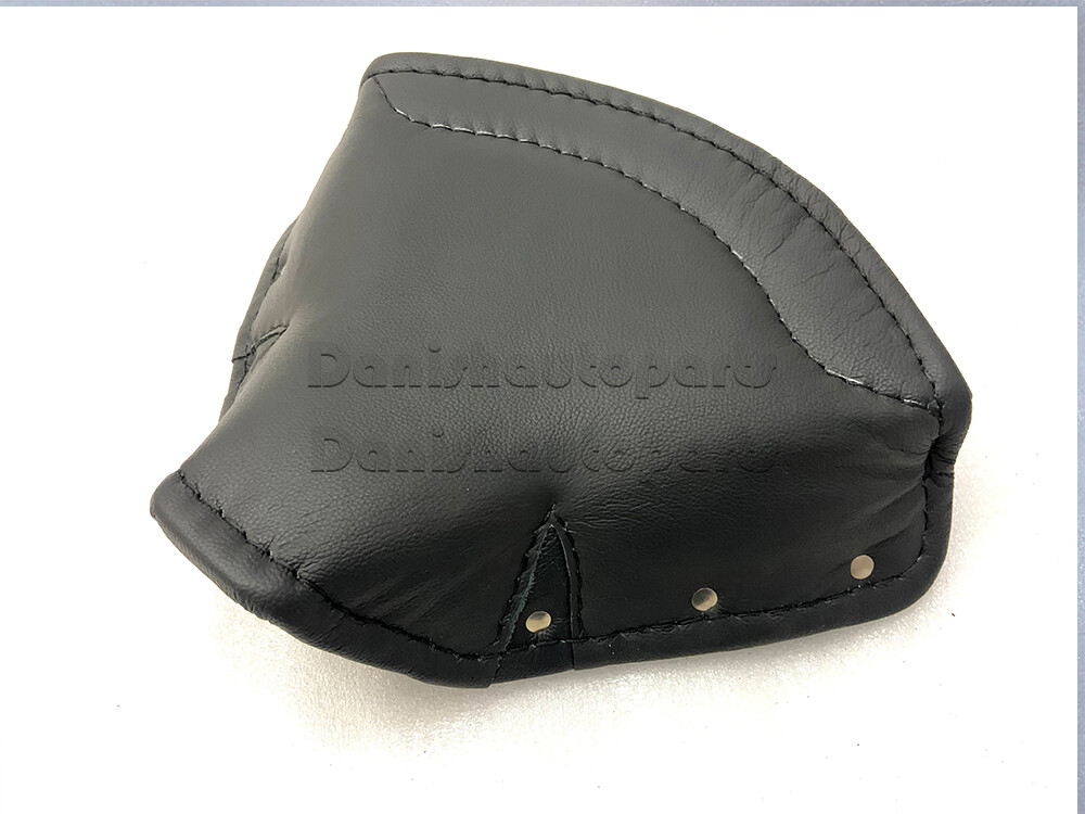 SMALL LYCETTE SOLO SADDLE SEAT COVER - BSA BANTAM D1/D3 BLACK LEATHER