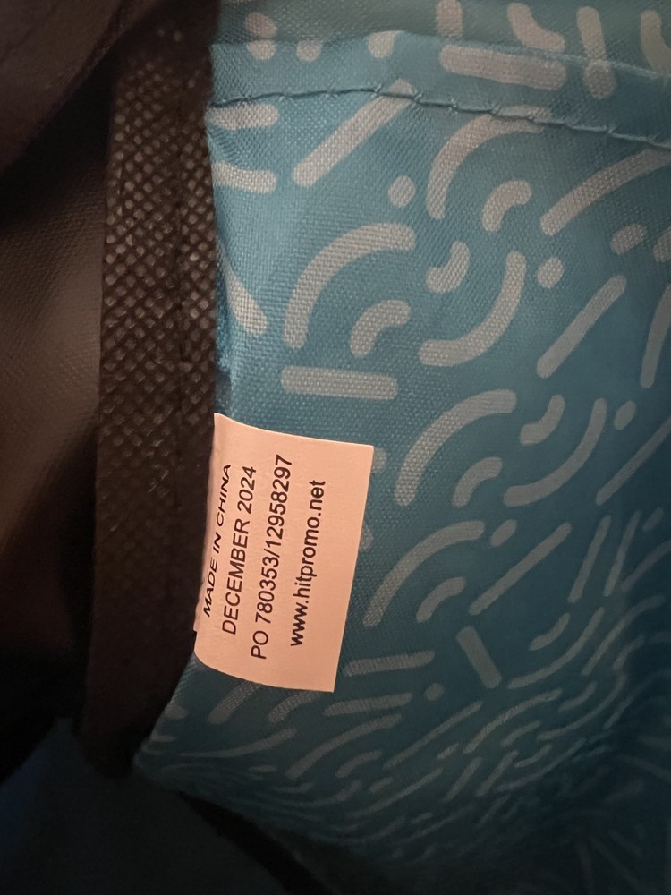 IMS San Francisco Black Blue Backpack New