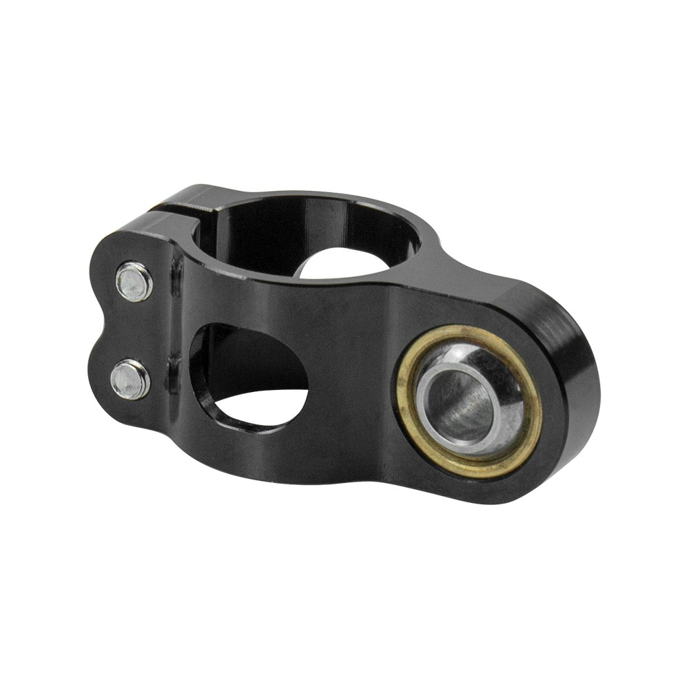 For Motorcycle Steering Stabilizer Damper 25mm / 1" Black Bracket Clamp Mount