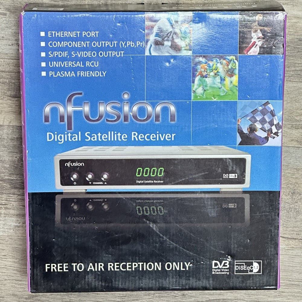 nFusion Digital Satellite Receiver - New Open Box