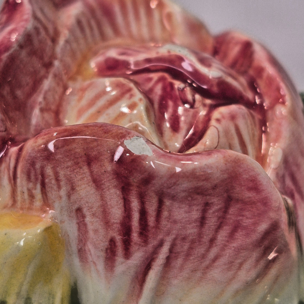 Corner Ruby Garden Collection Pink Flower Butter Dish – Botanical Ceramic