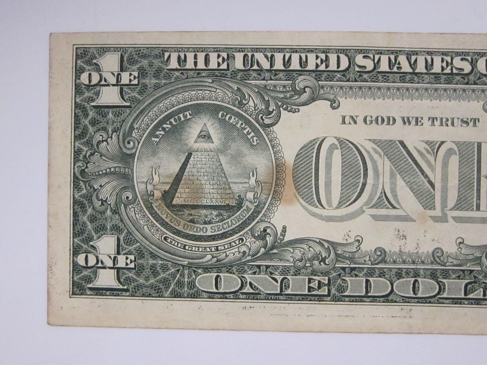1995 $1 Error Printing & Cut #D57549141M