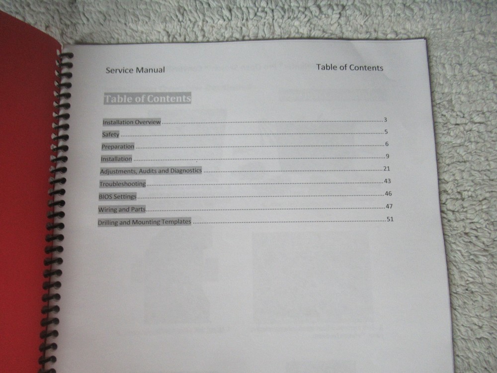 BIG BUCK HUNTER OPEN SEASON arcade game manual