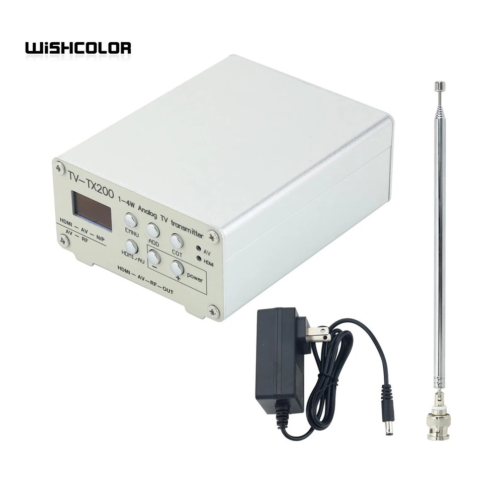 VHF/UHF Analog TV Transmitter Support HD/AV Input Analog Signal Transmitter