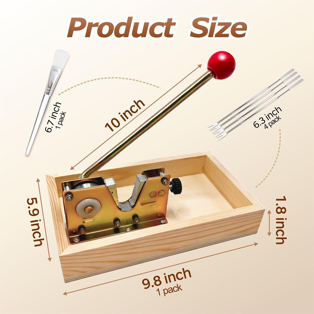 Heavy Duty Nut Cracker Tool, 6 Pcs NutCracker Tool Set for Pecans Walnuts Mac...