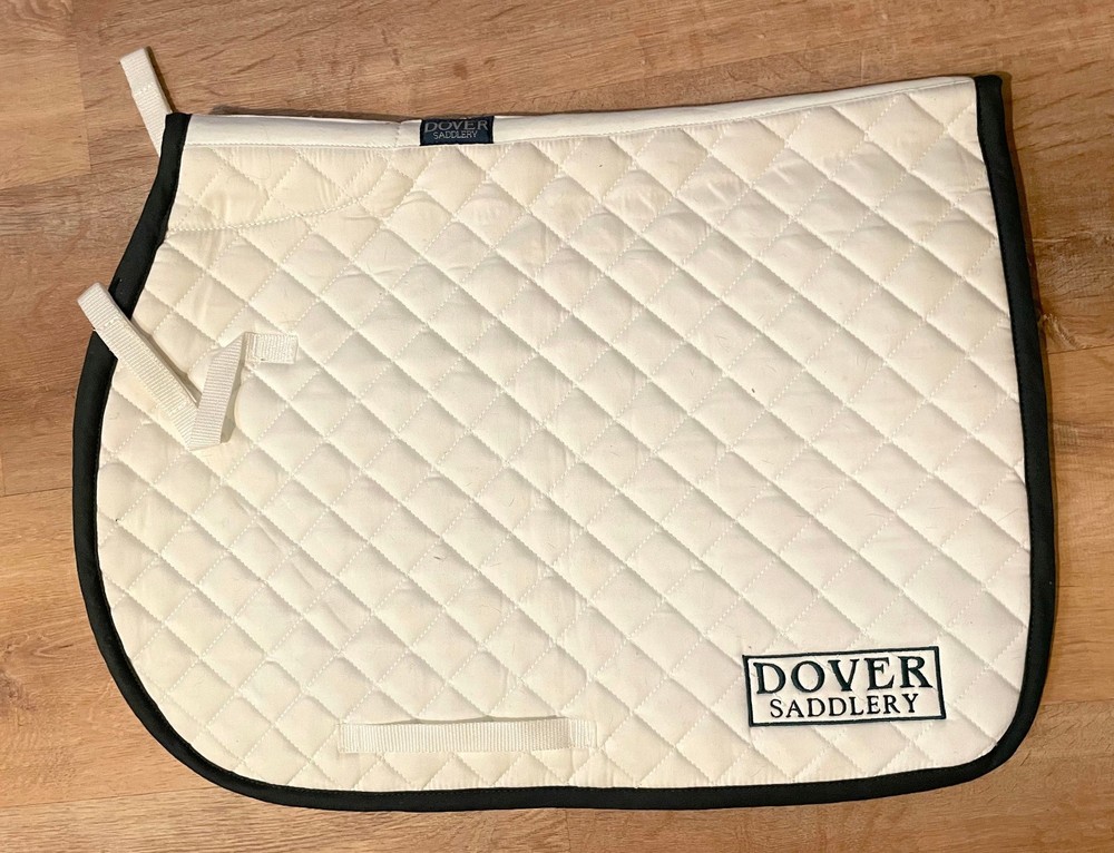 Dover White AP Saddle Pad New No Tags